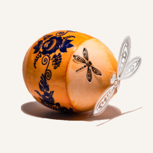 Handcrafted Dragonfly Egg Figurine