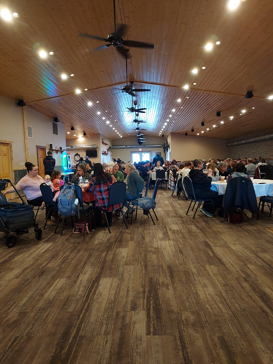 Eager Crowd at the BINGO Fundraiser at the Buffalo House