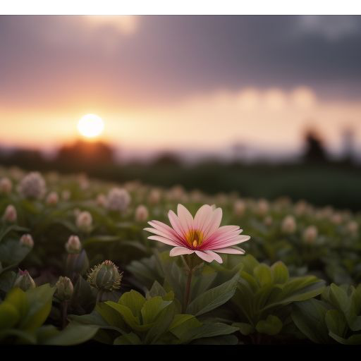 Flower in field