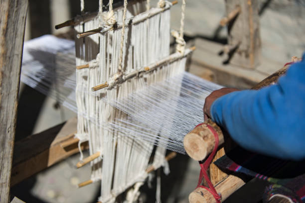 woman weaver in Nepal