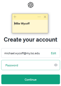 Create an Account