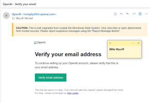 Verify E-Mail